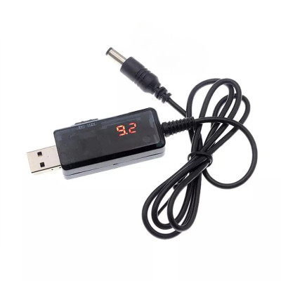 USB кабель для роутера от Power Bank переходник преобразователь 9V 12V кабель питания от повербанка