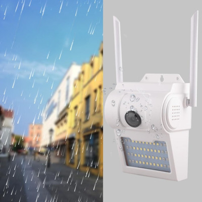 Настенная камера видеонаблюдения IP Wi-Fi с фонарем уличная водонепроницаемая с микрофоном и динамиком