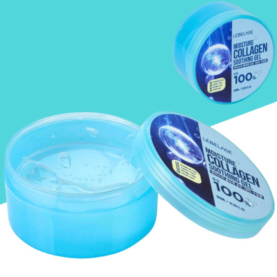 Гель з гіалуроновою кислотою заспокійливий Moisture Collagen Soothing Gel для обличчя та тіла