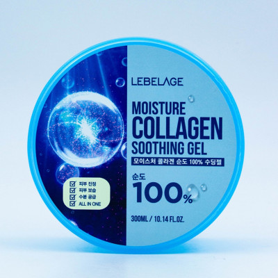 Гель з гіалуроновою кислотою заспокійливий Moisture Collagen Soothing Gel для обличчя та тіла