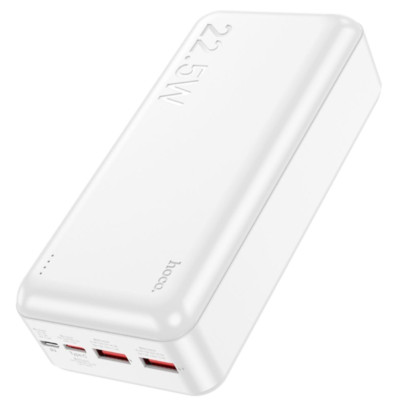 Повербанк J101B 30000 mAh із швидкою зарядкою універсальний зарядний пристрій 22.5W USB Type-C micro USB