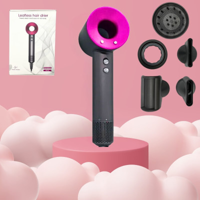 Фен для волосся 5в1 Leafless Hair Dryer з насадками для укладання та функцією швидкого сушіння