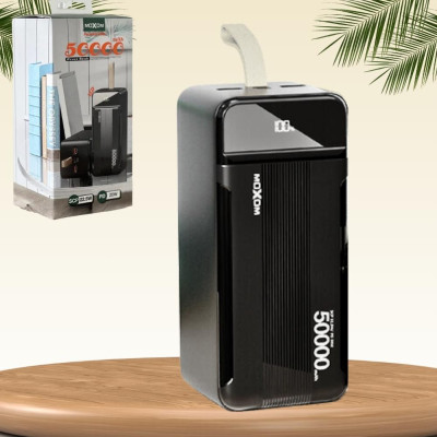 Повербанк 50000 mAh Power bank Зарядний пристрій з швидкою зарядкою для телефону MX-PB62 22.5W USB Type-C