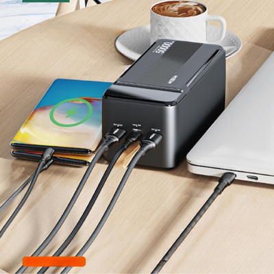 Повербанк 50000 mAh Power bank Зарядний пристрій з швидкою зарядкою для телефону MX-PB62 22.5W USB Type-C