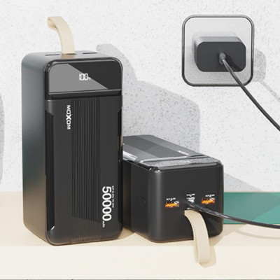 Повербанк 50000 mAh Power bank Зарядний пристрій з швидкою зарядкою для телефону MX-PB62 22.5W USB Type-C