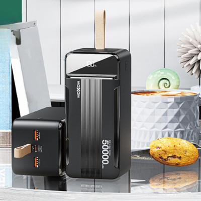 Повербанк 50000 mAh Power bank Зарядний пристрій з швидкою зарядкою для телефону MX-PB62 22.5W USB Type-C