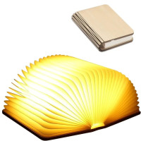 Нічник книга акумуляторний Folding Book Lamp настільний кольоровий світильник на магніті