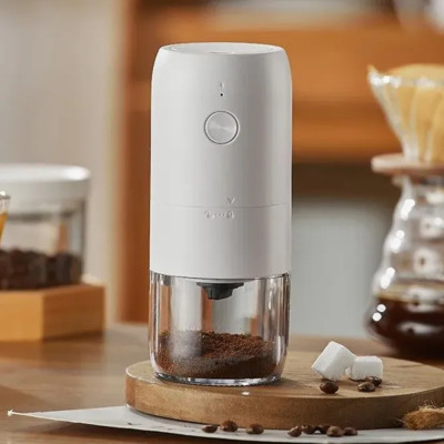 Електрична кавомолка Electric Coffee Grinder 25 Вт акумуляторна  портативний апарат для помелу кавових зерен