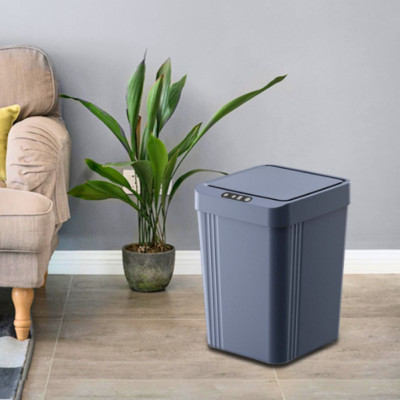 Мусорное ведро с автоматическим датчиком движения 13л Smart Trash Barrel сенсорное с крышкой