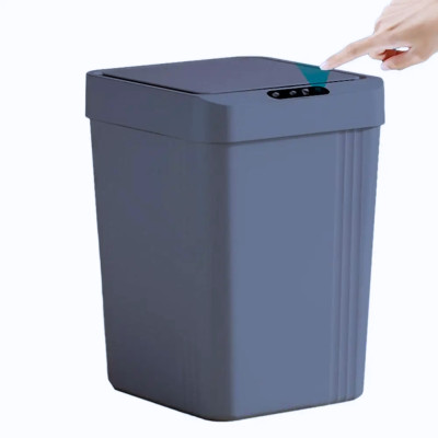 Мусорное ведро с автоматическим датчиком движения 13л Smart Trash Barrel сенсорное с крышкой