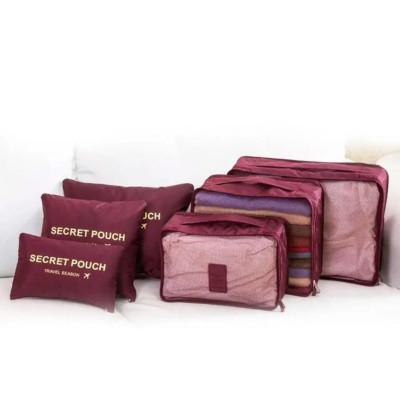 Органайзер дорожній для речей Secret Pouch Сумки у валізу в наборі 6 штук