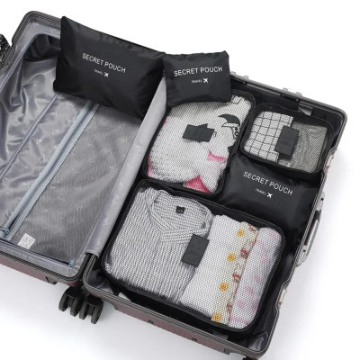 Органайзер дорожній для речей Secret Pouch Сумки у валізу в наборі 6 штук