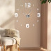 Великий настінний годинник 3D на батарейках Diy Clock Електронна наклейка Зроби сам для кухні вітальні