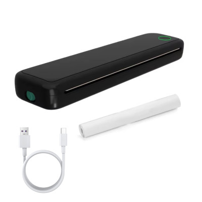 Бездротовий термопринтер Mini А4 Printer акумуляторний Bluetooth мобільний міні принтер iOS Android