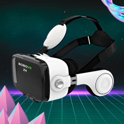 Окуляри віртуальної реальності для телефону BOBOVR Z4 Розумний 3D шолом гарнітура для перегляду з навушниками