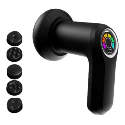 Акумуляторний ручний масажер Massager YX-720 для всього тіла бездротовий портативний з 5 насадками