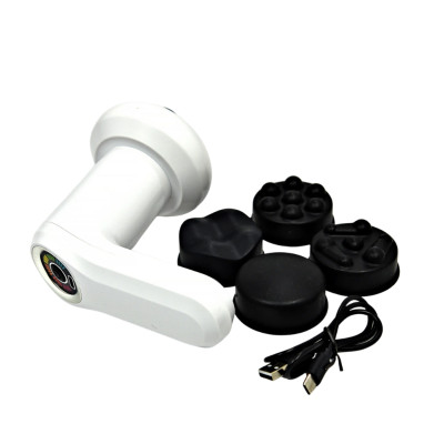 Акумуляторний ручний масажер Massager YX-720 для всього тіла бездротовий портативний з 5 насадками