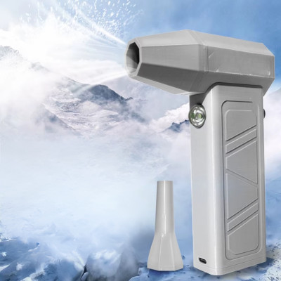 Мини турбинный вентилятор с фонариком Mini Jet Fan Аккумуляторная воздуходувка Беспроводной турбовентилятор