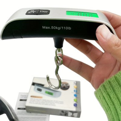 Ручні ваги електронні для багажу з підсвічуванням Electronic Luggage Scale Кантер електронний цифровий до 50 кг