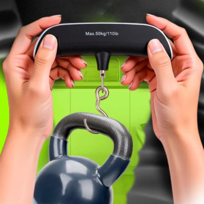 Ручні ваги електронні для багажу з підсвічуванням Electronic Luggage Scale Кантер електронний цифровий до 50 кг