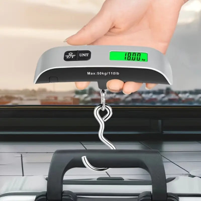Ручні ваги електронні для багажу з підсвічуванням Electronic Luggage Scale Кантер електронний цифровий до 50 кг