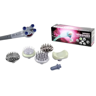 Массажер Ручной вибрационный для всего тела magic massager 7 в 1