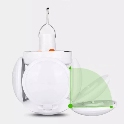 Підвісна лампа для кемпінгу та відпочинку Magic Cool Camping Light на акумуляторі із сонячною панеллю з гачком