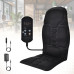 Автомобільна накидка на крісло з підігрівом та пультом чорна Robotic Cushion Massage