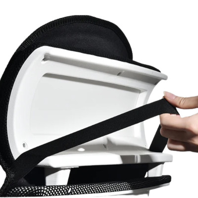 Автомобільна накидка на крісло з підігрівом та пультом чорна Robotic Cushion Massage