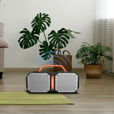 Портативна бездротова Bluetooth колонка BUGANI M83Р 60 ВТ Потужна USB FM стерео бумбокс акустика