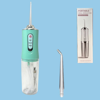 Іригатор для ротової порожнини 230мл Portable Oral Irrigator очищувач зубів бездротовий портативний з 3 режимами