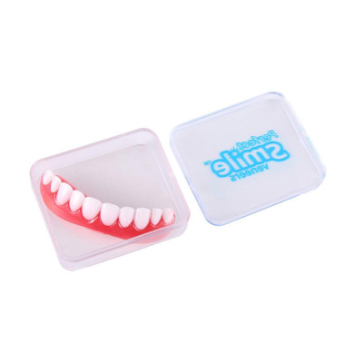 Съемные виниры для зубов Perfect Smile Veneer Верхняя накладка на зубы с футляром для хранения 