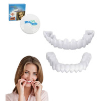 Виниры съемные для зубов Snap On Smile Veneers Универсальные виниры на верхние и нижние зубы 