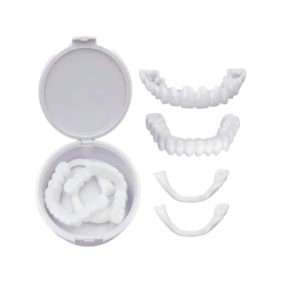 Виниры съемные для зубов Snap On Smile Veneers Универсальные виниры на верхние и нижние зубы 