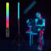 Набор блогера для фото и видео Лампа LED для селфи Stick RGB с штативом 2м и пультом