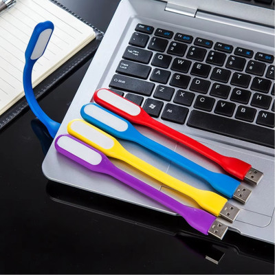 Гнучка портативна USB LED лампа ліхтарик 5v світлодіодна