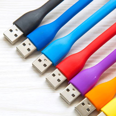Гнучка портативна USB LED лампа ліхтарик 5v світлодіодна