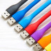 Гнучка портативна USB LED лампа ліхтарик 5v світлодіодна