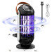 Аккумуляторная лампа ловушка для насекомых с дисплеем BG-008 Electric Shock Mosquito Lamp Антимоскитная лампа приманка для комаров