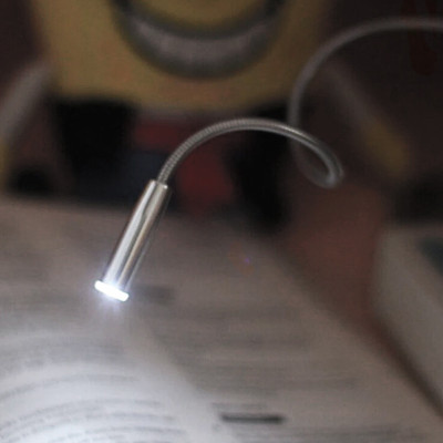 USB світильник для клавіатури ноутбука LED лампа регульована металева