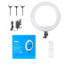 Світлодіодна кільцева лампа Ring fill light 45 см для фото та відео з 3 тримачами для телефону Селфі лампа