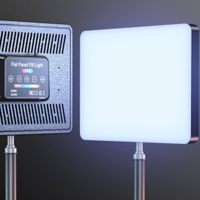 Прямокутна світлодіодна лампа 23х16см для студійного освітлення RGB F99 з пультом для фото та відео