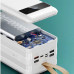 Повербанк RPP-266 швидка зарядка 80000 mAh портативна зарядка power bank для телефону з ліхтариком