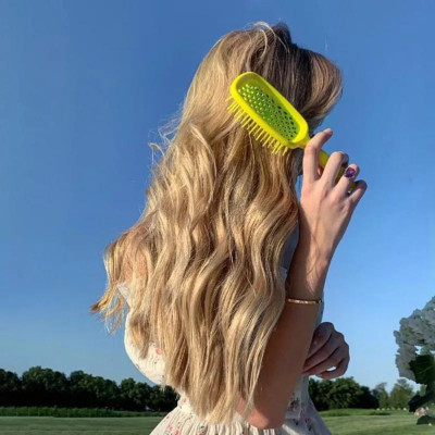 Масажна розчіска Superbrush для укладання всіх типів волосся будь якої довжини в коробці