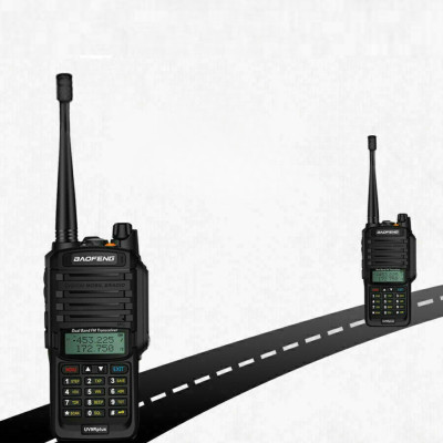 Двухдиапазонная аккумуляторная радиостанция Baofeng UV-9R plus портативная водонепроницаемая рация IP57
