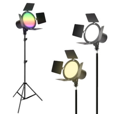 Світлодіодний RGB прожектор JSL-216 з пультом та штативом 2м LED лампа відеосвітло для студійної зйомки