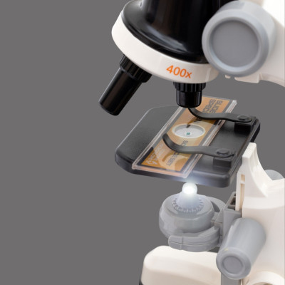 Мікроскоп дитячий 3 рівня збільшення та підсвічування Scientific Microscope Набір юного дослідника портативний