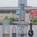 Блендер занурювальний 1000W кухонний HM-8029 Hoffmans Electronics Ручний подрібнювач з насадками 5в1 Білий
