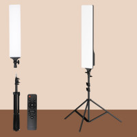 Прямокутна світлодіодна лампа UPOH RL-150 з пультом та штативом 2м професійне LED відеосвітло 61х14cм для фото відео