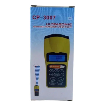 Лазерний безконтактний далекомір рулетка Ultrasonic CP 3007 Ультразвукова електронна лінійка з екраном